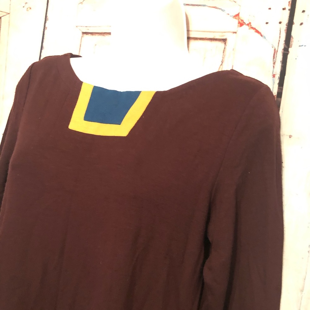 Eka Womens Long Sleeve India T-Shirt Dress